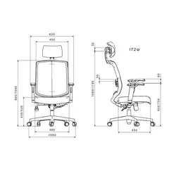 صندلی کارشناسی لیو مدل I72u | فروشگاه آرک