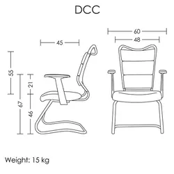 صندلی کنفرانسی مدل DCC آرتمن | فروشگاه آرک