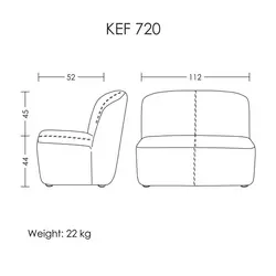 مبل تک نفر مدل ZAF711 آرتمن | فروشگاه آرک