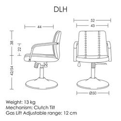 صندلی آرایشگاهی مدل DLH آرتمن | فروشگاه آرک