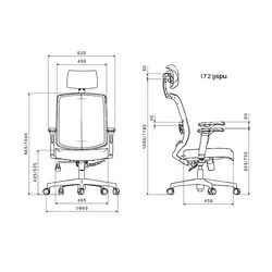 صندلی کارشناسی لیو مدل I72gspu | فروشگاه آرک