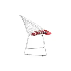 صندلی رستورانی توری فلزی کروم مدل مونیکا استیل هامون | فروشگاه آرک