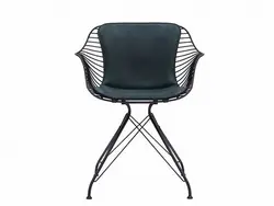 صندلی رستورانی پایه ثابت کوره ای مدل فلورنس استیل هامون | فروشگاه آرک