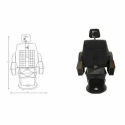 صندلی آرایشگاهی برقی فاپکو مدل 106 | فروشگاه آرک