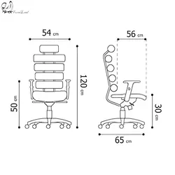 صندلی مدیریت آفو مدل H9190 | فروشگاه آرک
