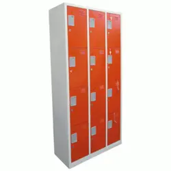 کمد 12 درب رنگ استاتیک دو رنگ | فروشگاه آرک