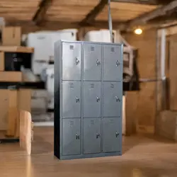 کمد 9 درب رنگ چکشی | فروشگاه آرک