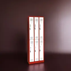 کمد 6 درب رنگ استاتیک دو رنگ | فروشگاه آرک