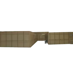 پارتیشن چوبی بدون شیشه آرک | فروشگاه آرک