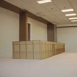 پارتیشن چوبی بدون شیشه آرک | فروشگاه آرک