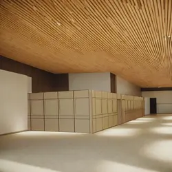 پارتیشن چوبی بدون شیشه آرک | فروشگاه آرک