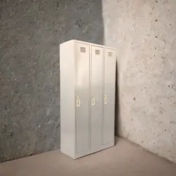 کمد 3 درب شهربانی رنگ چکشی | فروشگاه آرک