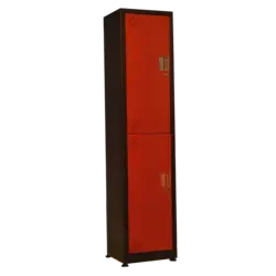 کمد 2 درب روی هم - رنگ استاتیک دو رنگ | فروشگاه آرک