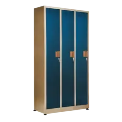 کمد 3 درب شهربانی- رنگ استاتیک دو رنگ | فروشگاه آرک