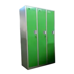 کمد 3 درب شهربانی- رنگ استاتیک دو رنگ | فروشگاه آرک