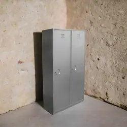 کمد 2 درب شهربانی رنگ چکشی تولیدی آرک | فروشگاه آرک