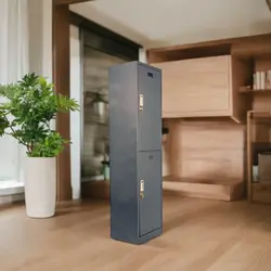 کمد 2 درب روی هم- رنگ چکشی | فروشگاه آرک