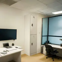 کمد 2 درب روی هم- رنگ استاتیک تک رنگ | فروشگاه آرک