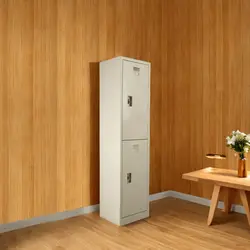 کمد 2 درب روی هم- رنگ کوره ای | فروشگاه آرک