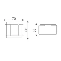 میز عسلی اروند مدل 5110 | فروشگاه آرک