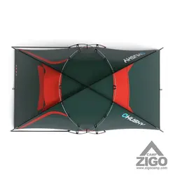 چادر مسافرتی دو پوش 2-3 نفره هاسکی مدل Felen 2-3