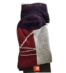 جوراب حوله ای دو ربع طرح جدید