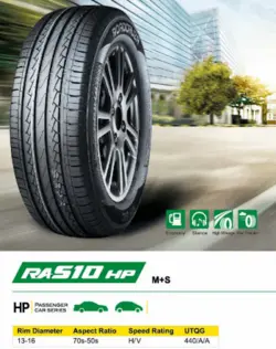لاستیک رودکروزا سایز 205/60R14 مدل RA-510HP