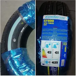 لاستیک کامفورزر سایز 175/70R13 مدل CF600 دور سفید