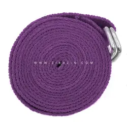 کمربند نخی حرفه ای مخصوص يوگا : بنفش