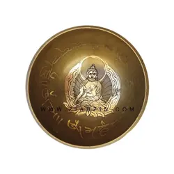 کاسه تبتی دستساز اصل هندی : قطر 12 سانتی متر