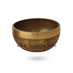 کاسه تبتی دستساز اصل هندی : قطر 12 سانتی متر