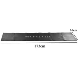 مت یوگا و پیلاتس (PVC) تاشو : مشکی + کاور رایگان