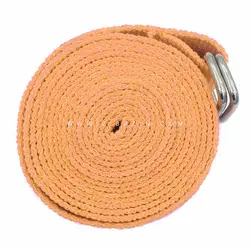 کمربند نخی حرفه ای مخصوص يوگا : نارنجی روشن