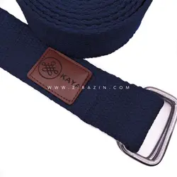 ست یوگا آبی سرمه ای : مت ۸ میل حرفه ای + ۲ عدد آجر + بند یوگا رایگان + کاور و بند حمل رایگان