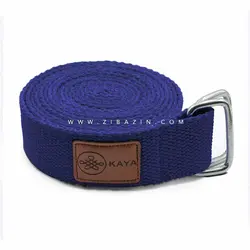 کمربند نخی حرفه ای مخصوص يوگا : آبی نفتی