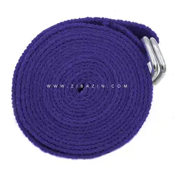 کمربند نخی حرفه ای مخصوص يوگا : آبی نفتی