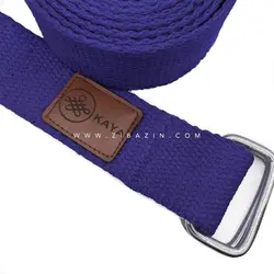 کمربند نخی حرفه ای مخصوص يوگا : آبی نفتی