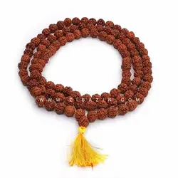 تسبیح رودراکشا ۱۰۸ تایی سایز ۸