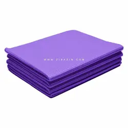 مت یوگا و پیلاتس (PVC) تاشو : بنفش + کاور رایگان