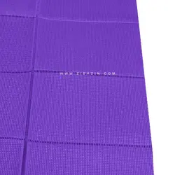 مت یوگا و پیلاتس (PVC) تاشو : بنفش + کاور رایگان