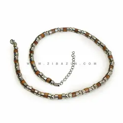 آویز هیپی طرح چوب و فلز