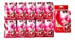 ماسک ژله ای و مایع انار  red pomegranate mask