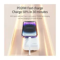 پاور بانک جووی مدل JP312 ظرفیت 20000 میلی آمپرساعت