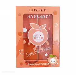 پالت چهار رنگ رژگونه ANYLADY شماره 01