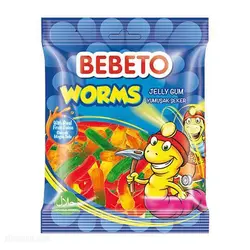 پاستیل ببتو BEBETO مدل کرمی 160 گرمی