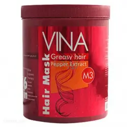 ماسک مو وینا VINA مدل آلوئه ورا M2 حجم 750 میلی لیتر (موهای خشک)