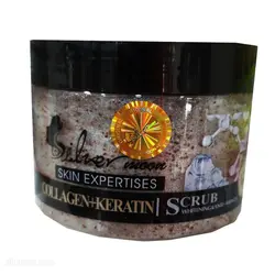 اسکراب صورت و بدن اسکار عصاره کراتین و کلاژن حجم 350 میلی لیتر