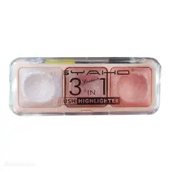 پالت سایه و هایلایتر 3 رنگ مسیاهو MSYAHO شماره 02