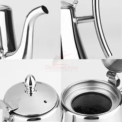 قوری استیل ظرفیت 2 لیتری طرح کلاسیک HCA Luxury