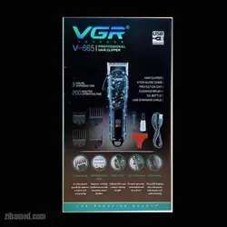 ماشین اصلاح دیجیتالی وی جی آر VGR مدل V-665 - فروشگاه اینترنتی زیبا مد